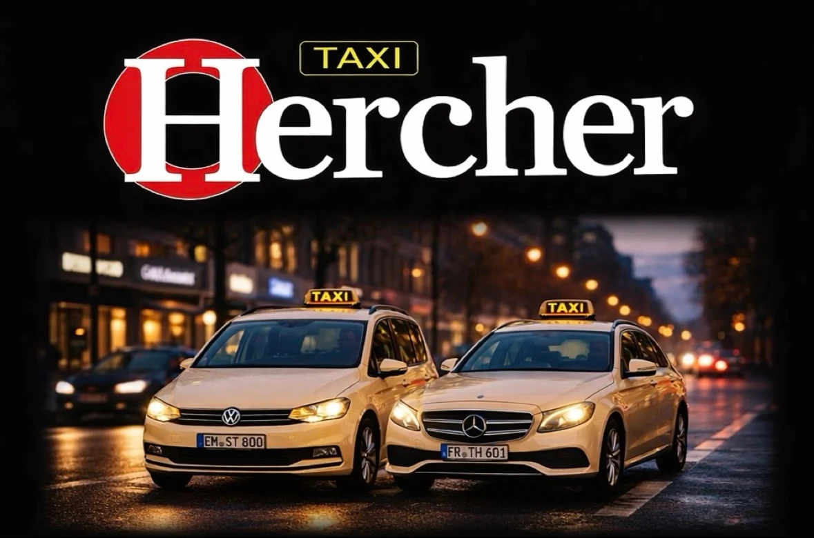 Fahrzeuge von Taxi Hercher und Taxi Stern